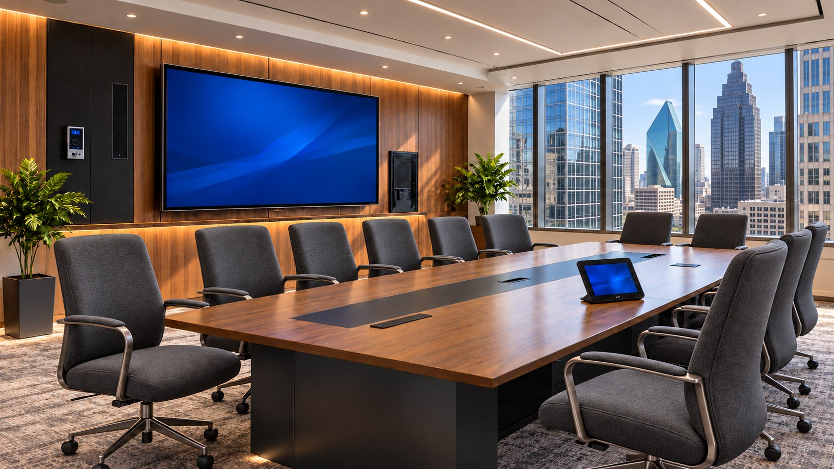 Executive Boardroom Display and Room Control