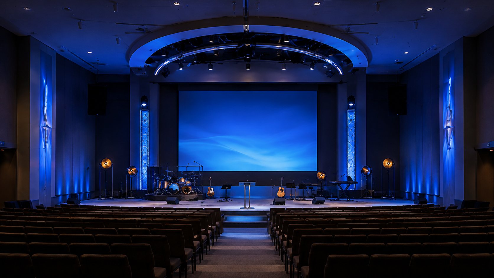 Worship Auditorium and Projection