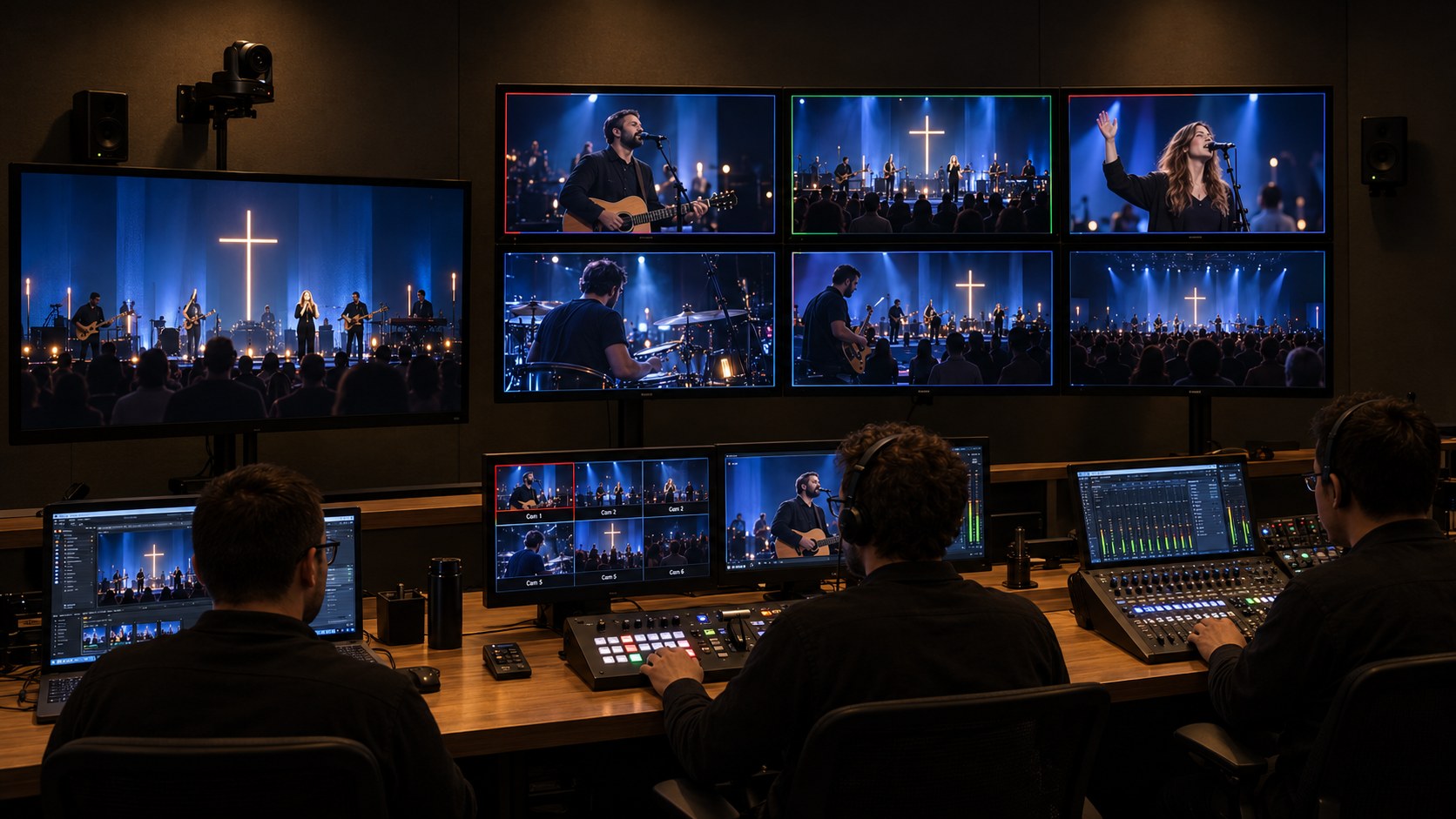Multi-Camera Switching and Broadcast Control